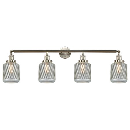 Innovations Lighting 4 Light Vintage Dimmable Led Adjustable Bathroom Fixture 215-SN-S-G262-LED